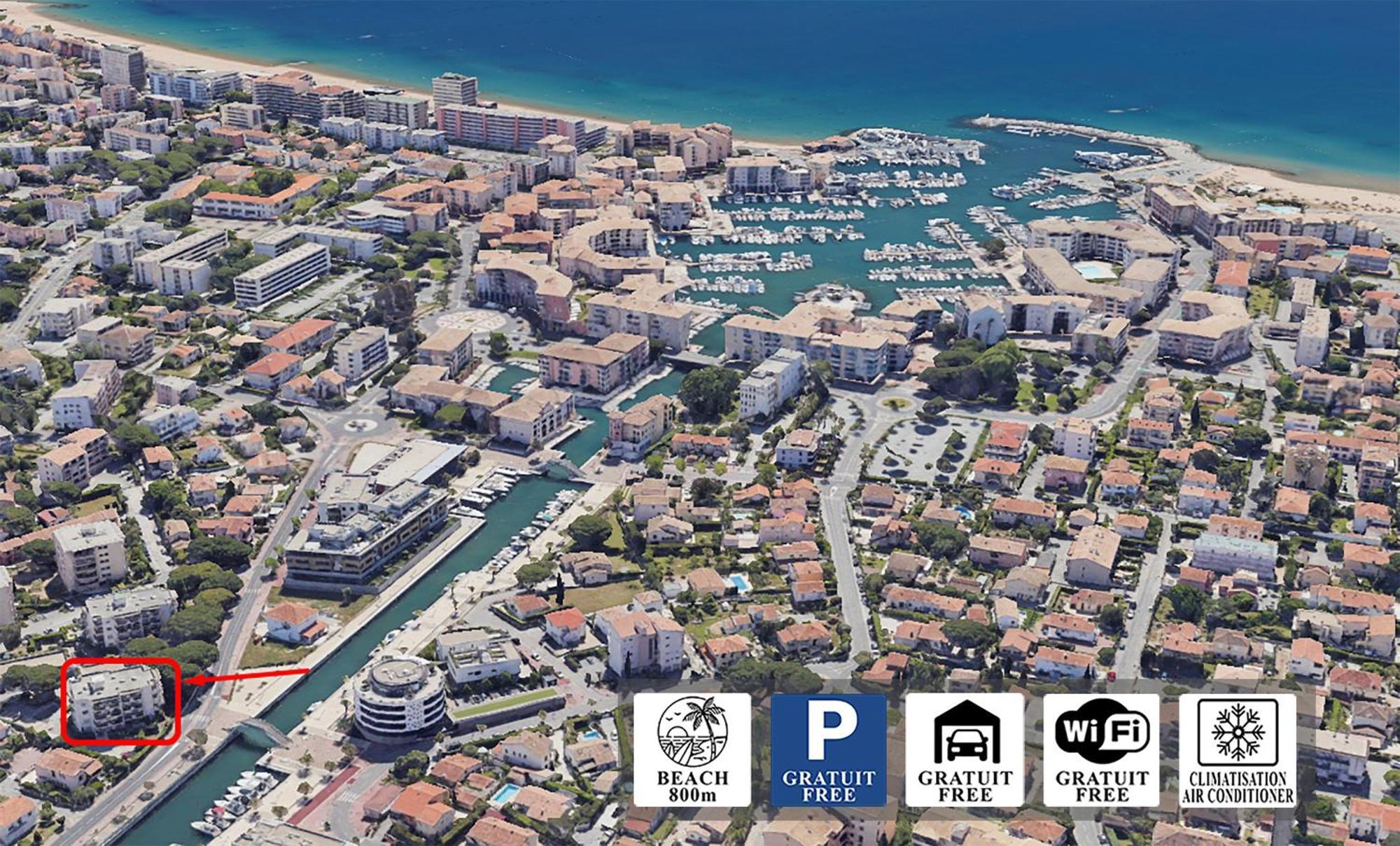 Chic Appart Du Port Fréjus Kültér fotó